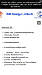 Mobile Screenshot of dottorlombardo.it